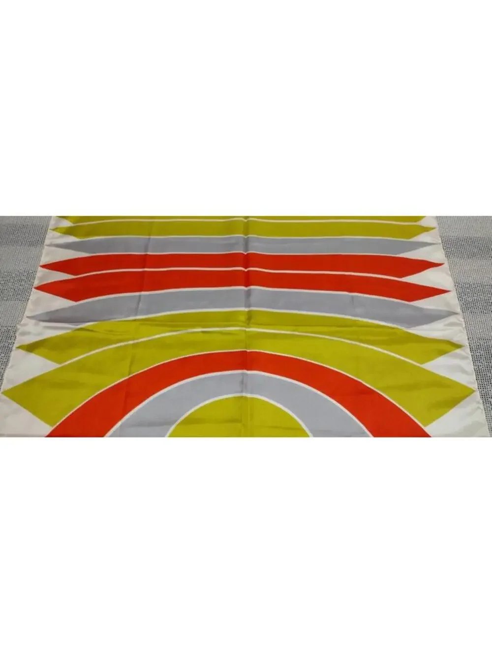 Vintage Mid Century Italy 50s Scarf Di TrEVi Scarf SALLY GEE 1960s Atomic MCM